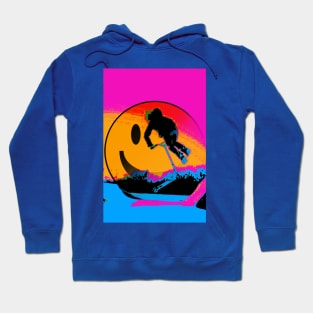 Happy, Happy Scooter Boy - Stunt Scooter Rider Hoodie